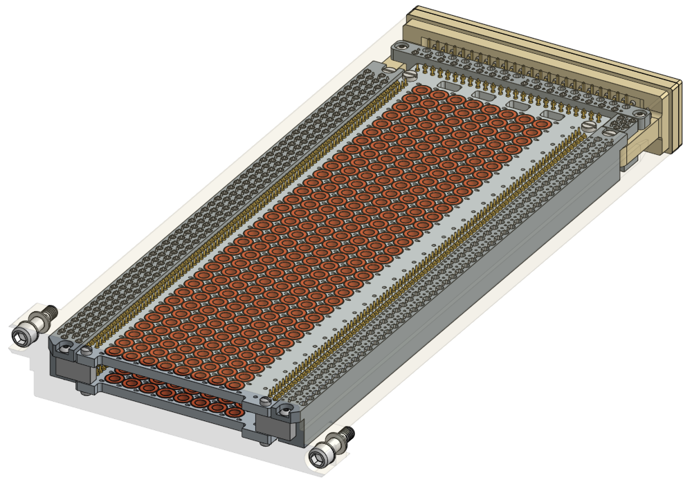 Core rope module mechanical structure